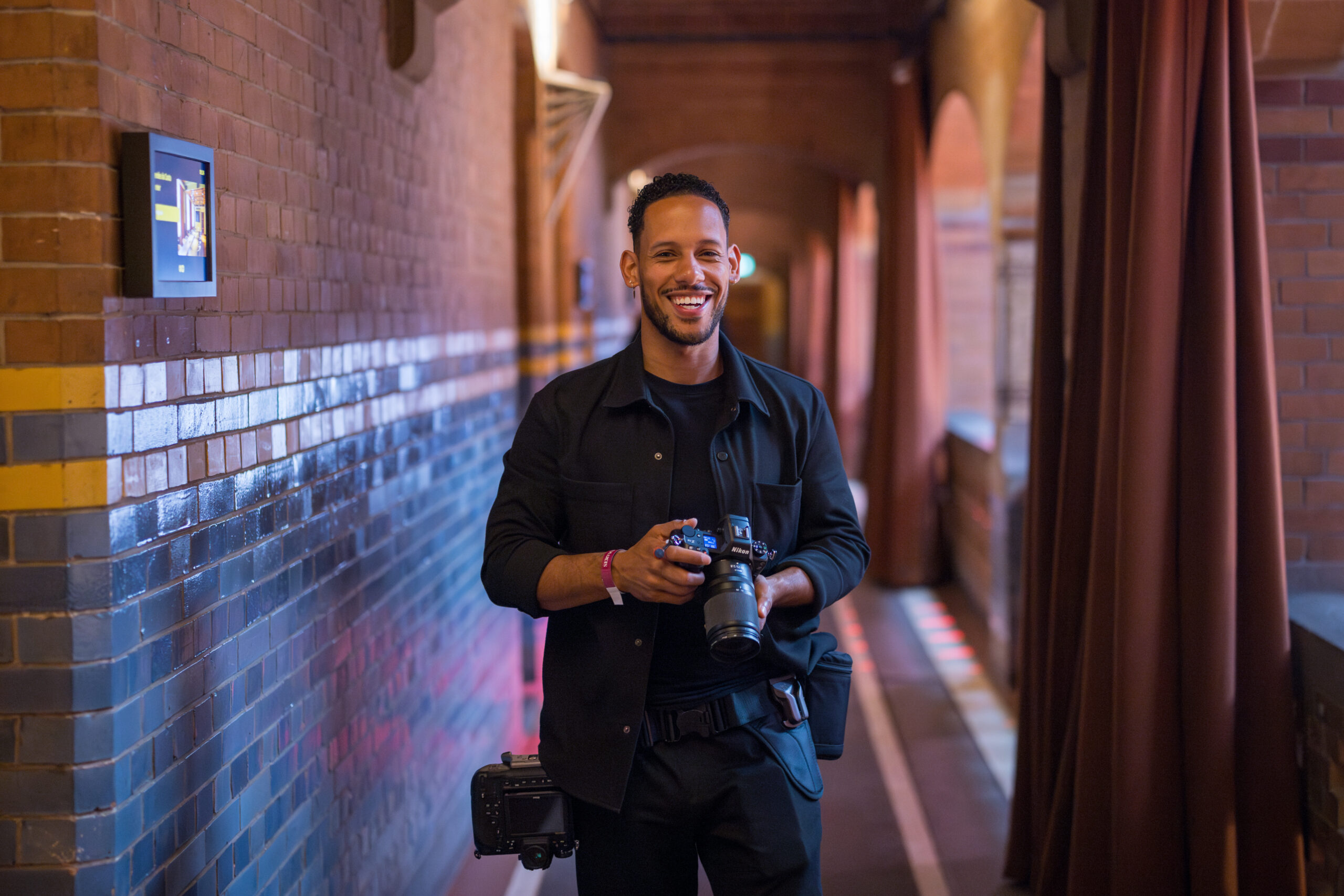 Charles Poorter behind the camera